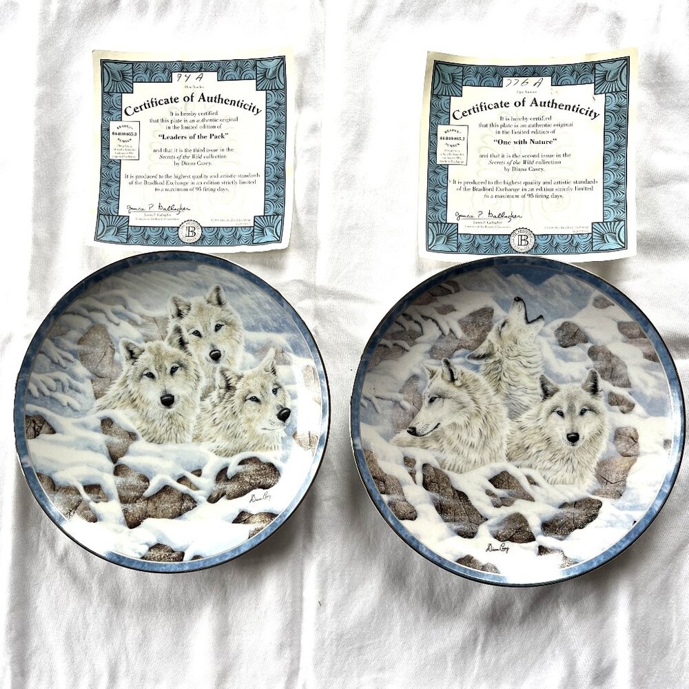 Franklin Mint Collection CALL OF THE WILD By Cassandra Graham Plate 8.25"